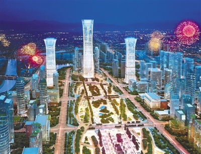 东京的新宿,中国香港的中环,这是享誉世界的中央商务区;北京中央商务